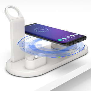 3 in 1 10W hızlı kablosuz şarj doku istasyonu hızlı şarj iPhone XR XS Max Apple Watch 2 için 3 4 AirPods için Samsung - Product Image 5