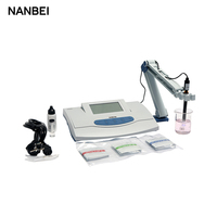 Analyseur de pH de haute précision PH200EM, pH-mètre de paillasse stable 0,00~14,00pH pour l'analyse de l'eau en laboratoire