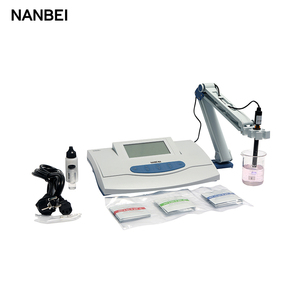 Analyseur de pH de haute précision PH200EM, pH-mètre de paillasse stable 0,00~14,00pH pour l'<span class=keywords><strong>analyse</strong></span> de l'<span class=keywords><strong>eau</strong></span> en laboratoire - Product Image 2
