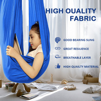 Hamac de compression pliable en nylon, balançoire sensorielle pour enfants autistes, utilisation intérieure et extérieure