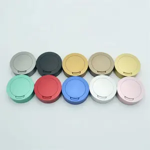 OEM Snus 캔 6061-T6 알루미늄 블랙 아노다이징 라이트 샌드 블라스팅 조각 CNC 가공 서비스