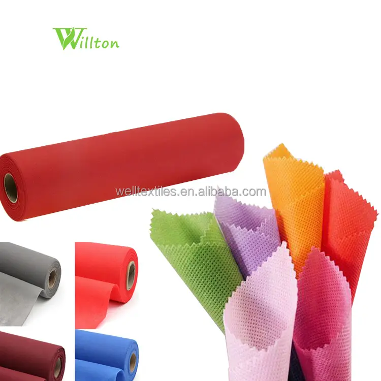 FREE SAMPLE spunbonded nonwoven fabric PP spun bond nonwoven fabric for biodegradable non-woven shopping bag tnt