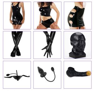 Cagoule en <span class=keywords><strong>latex</strong></span> sexy, cagoule en <span class=keywords><strong>latex</strong></span> pour jeu de rôle, queue de cheval, cagoule transparente noire pour déguisement, cagoule sexy - Product Image 5