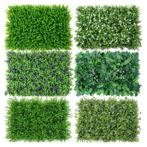 De sistema espejo <span class=keywords><strong>vertical</strong></span> verde de las plantas de hierba artificial de la pared para la casa y <span class=keywords><strong>el</strong></span> jardín decoración - Product Image 4