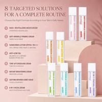 Ensemble de crèmes faciales multi-botaniques avec extrait de Centella Asiatica pour hydrater, éclaircir, nourrir la barrière cutanée, tous types de peau