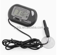 Thermomètre numérique TOPCUS pour aquarium, terrarium, reptiles, contrôleur de température, thermomètre pour réfrigérateur avec ventouse