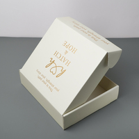 Boîte d'expédition en carton ondulé de luxe avec logo personnalisé, petite entreprise, déballage, boîtes d'expédition durables en feuille d'or pour l'emballage de bijoux