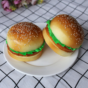 Oferta Especial: Hamburguesa de Queso Súper Realista, Decoración Navideña para Ventanas de Restaurantes, Fiestas y Eventos, Material PU - Product Image 5