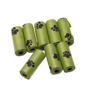 Sacs à déjections canines biodégradables et écologiques colorés en gros, recharge imprimée pour animaux de compagnie, sacs de transport pour excréments, produit de voyage - Product Image 4