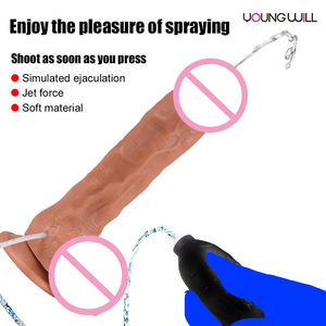 Realistischer Wassers prüh <span class=keywords><strong>dildo</strong></span> mit Saugnapf Penis massage Anal Plug Sexspielzeug für Erwachsene für Frauen Männer Paare - Product Image 4