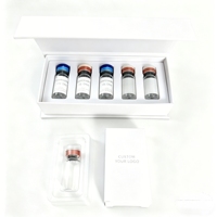 Boîtes d'emballage personnalisées de luxe pour peptides, stockage scellé et sécurisé pour flacons de peptides liquides de 3 ml et 5 ml