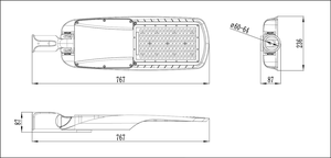 JYTL06M 100W 120 watts DC24V 20000 <span class=keywords><strong>lumen</strong></span> 130wp painel solar 32AH/25.6V bateria solar levou luz de rua - Product Image 4