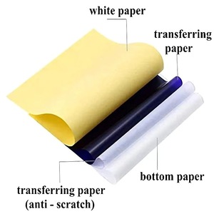 100 Hojas de Papel de Transferencia Térmica para Tatuajes, Papel de Copiadora A4 para Artistas del Tatuaje - Product Image 3