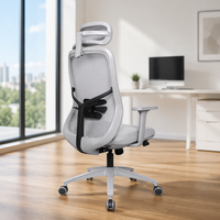 Kabel Chaise de bureau de direction Design moderne Tissu en maille ergonomique avec accoudoir réglable pour la maison ou le bureau