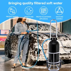 Campuran Bed DI Resin pelembut mesin cuci mobil Resin RV portabel sistem pelembut air penyaring air tanpa noda untuk cuci mobil