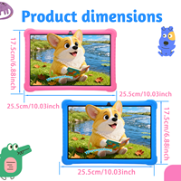 Tablet Edukasi Anak Baru Grosir 10.1" Android 12 MTK Octa Core 3GB+64G Wi-Fi Kamera 2MP+5MP Layar 1280x800