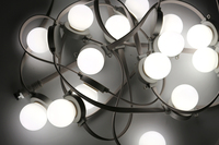 DMX512 Cadena de luces LED para exteriores IP67 Bombilla de luz levitante para decoración de paisaje Cuerpo de PC para parques temáticos