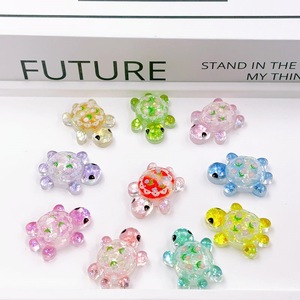 Mini figura de adorno de tortuga de dibujos animados, nuevo tamaño bonito, resina que brilla en la oscuridad, Tortuga, accesorios Diy, accesorios de tortuga, Widgets - Product Image 2