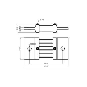 Hoge nauwkeurigheid 0,5 klasse 500A 75mV DC-stroomshunt voor betrouwbare energiebewaking en data-acquisitie in de industrie - Product Image 3