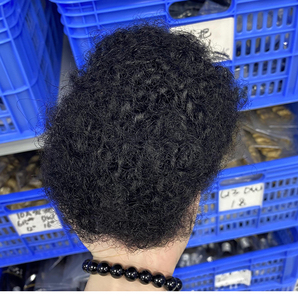 Extensions en vrac <span class=keywords><strong>Afro</strong></span> Kinky Curly Remy 100% vierges non traitées, double trame cousue à la machine, résistantes à la chute, couleur chatoyante pour femmes africaines - Product Image 6