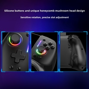 Linyuvo Plug-in Chuyển Đổi Trò Chơi Điều Khiển RGB Ánh Sáng Bên Phải Tay Trái Kim Loại Rocker Điều Khiển Không Dây Với Rung Tính Năng Tương Thích - Product Image 3