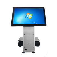 Balance de caisse numérique pour supermarché, écran tactile capacitif 15,6 pouces, système d'exploitation Windows/Android, Wi-Fi 6, résolution 1366x768, modèle RUINAI RN-G