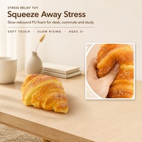 Jouets anti-stress en forme de pain, en PU souple, pour soulager le stress, expérience sensorielle, soulagement de l'anxiété, unisexe, 14 ans et plus, vente en gros