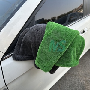 Microfiber 1200 1600 Gsm Wash Car Care <b>Microfibre</b> Towel Auto Micro Fiber <b>Cloths</b> Cleaning Twisted Loop Drying Towels - Product Image 1