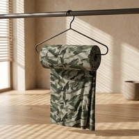 Tissu sergé camouflage extérieur 100% polyester 160 g/m², tissu gabardine pour veste de chasse, pour vêtements