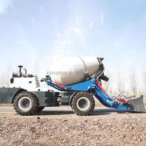 SINOMA 1 cubico automatico cemento Diesel piccolo tamburo autocaricante betoniera camion - Product Image 3