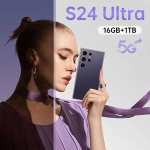 Téléphone intelligent Android débloqué Big Screen S24 Ultra Global Edition 16 Go + 1 To, 6800 mAh, Qualcomm 8, double SIM - Product Image 2