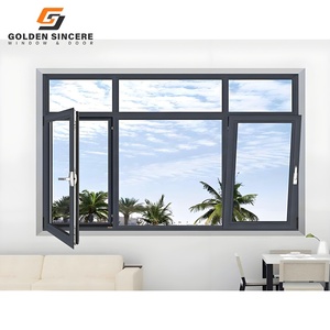 GS Aluminum Tilt and Turn Window for Villas with Large <b>Glass</b> <b>Panels</b> - Product Image 4