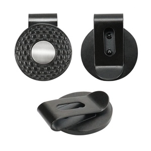 Factory Direct Sales Customized 25mm Golf Ball Marker <b>Hat</b> Clip Metal Cap Clip with Magnetic - Product Image 1