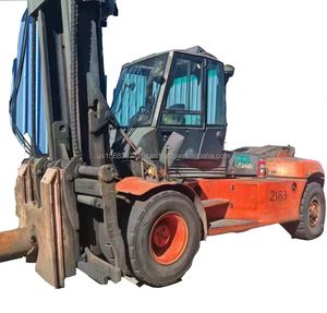 <b>Used</b> Linde 16 Ton Diesel Powered <b>Pallet</b> Truck 3m Lifting Height 4X4 Drive 1 Year Warranty Germany Seated Test & Video Inspection - Product Image 1