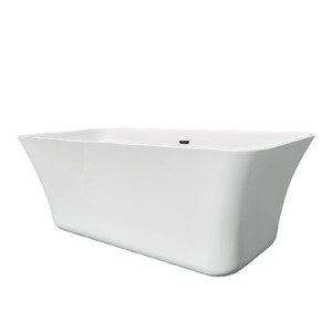 Bañera independiente modelo Laura 170x75x60 cm diseño moderno para baño - Product Image 1
