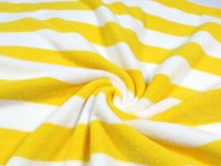 Jacquard Knitted Towels Stripe 100% Cotton Spa Face and Bath Linens Telas De Algodon Towel Luxury Heavy Jacquard Beach Towel