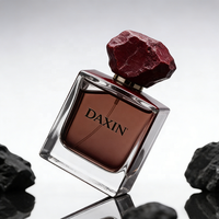Vente directe d'emballages de flacons de parfum, 100 ml, carrés, transparents, ambrés, étiquettes personnalisées, flacons d'échantillons de parfum, flacons pour parfums