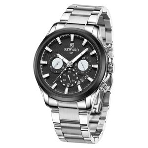 Montre homme RÉCOMPENSE luxe logo personnalisé OEM accepté chronographe montre business à quartz montres pour hommes de haute qualité - Product Image 2