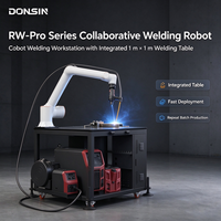 Robot Las Kolaboratif 6 Axis Mesin Las MIG Kolaboratif untuk Fabrikasi Logam Suku Cadang Otomotif