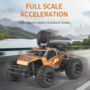 Voiture RC 1:14 en alliage haute vitesse - <span class=keywords><strong>Télécommande</strong></span> 2.4G anti-interférence, lumières LED, caméra WiFi en temps réel et contrôle par <span class=keywords><strong>téléphone</strong></span> - Product Image 4