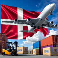 Agent d'expédition rapide et économique Chine vers Danemark Copenhague Ohus Odense Aalborg Roskilde DDP LCL+Express Services logistiques aériens et maritimes
