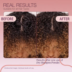 OEM ODM Fluffy Volume Hair Powder <strong>Dry</strong> <strong>Shampoo</strong> Mattify <strong>Dry</strong> <strong>Shampoo</strong> Spray Black White Powder Private Label <strong>Dry</strong> <strong>Shampoo</strong> Powder - Product Image 4