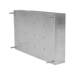 OEM benutzerdefiniertes Aluminium Extrusionsgehäuse Kanal wärmeabsorbierende Unterteilung extrudierter Heizwasserbecken Wandleuchtstreifen Led-Aluminiumprofile