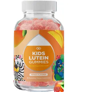 Yetişkinler ve çocuklar için Lutein ve zeaksantin Gummies güzellik artırıcı ek Fudge