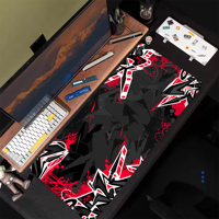 Tapis de souris pour jeux, tapis de souris longs, extra grands, tapis de souris de grande taille avec bords cousus, tapis de clavier d'ordinateur XXL antidérapant pour joueurs