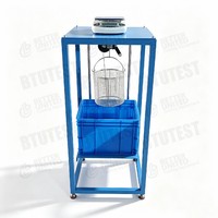 Soporte de Equilibrio Hidrostático para Prueba de Gravedad Específica |   ASTM D2726 y EN 12697 |   Capacidad de 60 kg |   Incluye cesta y tanque