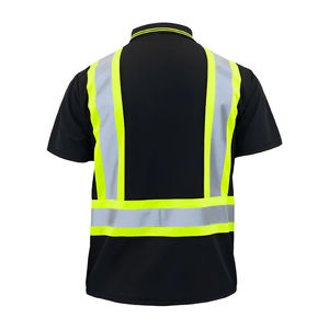 Camiseta de Seguridad de Trabajo de Algodón Impermeable con Logotipo Personalizado, Reflectante, con Luz LED ANSI Clase 1 de Alta Visibilidad, Manga Corta - Product Image 5