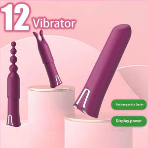 ไวเบรเตอร์สำหรับผู้ใหญ่เครื่องนวดสั่นสะเทือนแบบสั่น12ความถี่ - Product Image 2