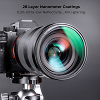 Filtre MCUV magnétique K&F Concept 67-82 mm, film vert anti-reflet HD, étanche et résistant aux rayures, avec couvercle métallique magnétique