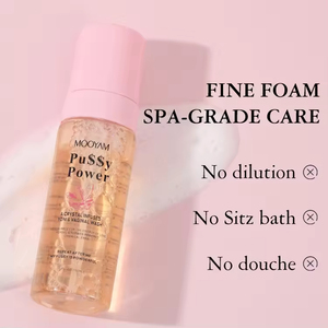 โฟมล้างจุดซ่อนเร้น ออร์แกนิค สำหรับทำความสะอาดจุดซ่อนเร้น ปรับสมดุลค่า pH ให้ความสดชื่น กลิ่นหอมจากสมุนไพรธรรมชาติ 100% รับผลิตแบรนด์ส่วนตัว - Product Image 2